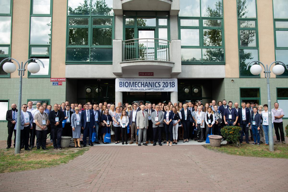 Międzynarodowa Konferencja Polskiego Towarzystwa Biomechaniki  BIOMECHANICS 2018, Zielona Góra, 5-7 września 2018 r.